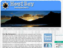 Tablet Screenshot of houtbaybackpackers.co.za
